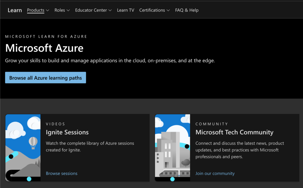 Microsoft Azure - Learn